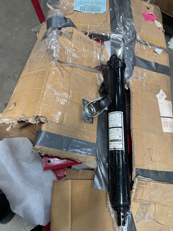 Photo 1 of **Parts Only*** Engine Hoist with Lever, 2 T Folding Cherry Picker Engine Hoist with Lever and 6 Casters, 4400 LBS Heavy Duty Hydraulic Shop Crane, Engine Lift for Workshops Garage Warehouse