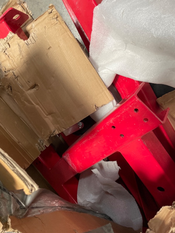 Photo 1 of **Parts Only*** Engine Hoist with Lever, 2 T Folding Cherry Picker Engine Hoist with Lever and 6 Casters, 4400 LBS Heavy Duty Hydraulic Shop Crane, Engine Lift for Workshops Garage Warehouse