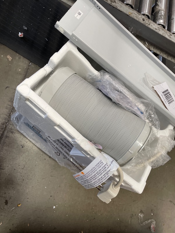 Photo 1 of **HOSE IS BROKEN, UNIT BARELY COOLS***BLACK+DECKER Smart Portable Air Conditioner, 12,000 BTU (8,350 BTU SACC) for Rooms up to 550 Sq. Ft., Smart Portable AC with Follow Me Remote and Window Kit, BPACT12WT, White