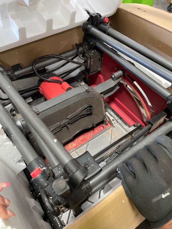Photo 1 of **missing fence stopper and few more items**SKIL 15 Amp 10 Inch Portable Jobsite Table Saw with Folding Stand- TS6307-00
