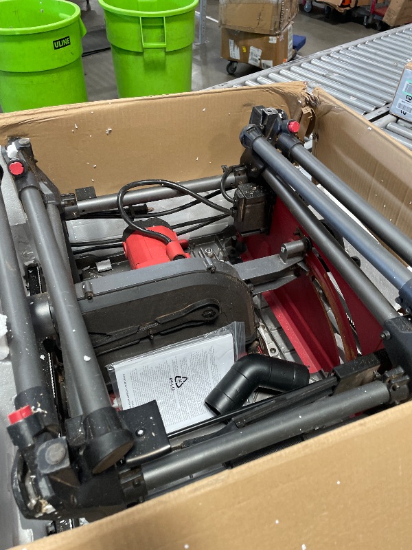 Photo 1 of **missing fence stopper and few more items**SKIL 15 Amp 10 Inch Portable Jobsite Table Saw with Folding Stand- TS6307-00