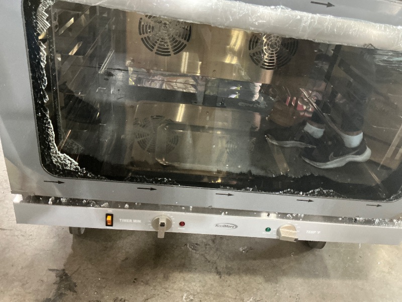 View 4 of **FOR PARTS ONLY** 32 in. Countertop Convection Oven, Holds Full Size Pans, 4 Racks and 3500W of Power, 240V in Stainless-Steel