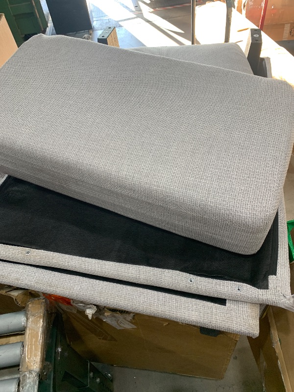 Photo 1 of ** FOR PARTS ONLY **
Marsail 89" Couch, 3-Seater Modern Sofa with Deep Seats, Comfy Upholstered Linen Sofas for Living Room, Apartment, Light Grey