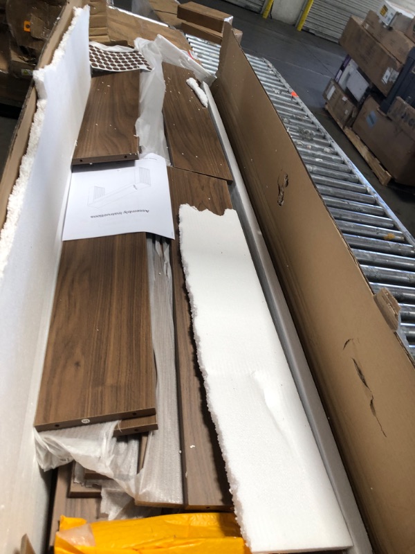 Photo 1 of ***************INCOMPLETE ITEM- Missing hardware************
Tribesigns 59-Inch Long Wooden Console Sofa Table Behind The Couch with Vertical Slat Legs for Entrance, Hallway, Entryway, Living Room (Rustic Brown)