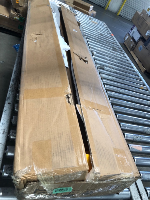 Photo 1 of ***************INCOMPLETE ITEM- Missing hardware************
Tribesigns 59-Inch Long Wooden Console Sofa Table Behind The Couch with Vertical Slat Legs for Entrance, Hallway, Entryway, Living Room (Rustic Brown)