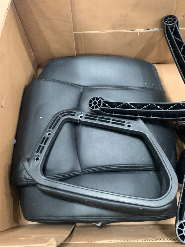 View 2 of ****PARTS ONLY *** Big and Tall Office Chair with Footrest - Breathable Mesh Executive Chair, Heavy Duty Computer Desk Chair for Home Office, Ergonomic Lumbar Support & Reclining Mesh Gaming Chair, Black