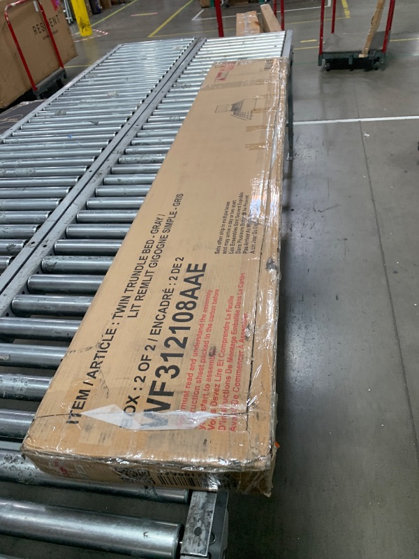 Photo 1 of Twin Trundle Bed, Grey