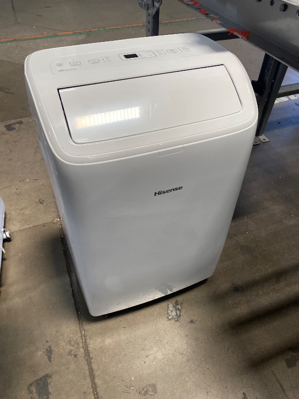 Photo 1 of (used, functional for parts) Hisense Refurbished 8,000 BTU Portable Air Conditioner with Dual Hose and Inverter