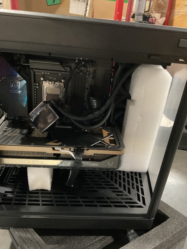 Photo 1 of ****PARTS ONLY**MISSING MANY PARTS** VRAM & Blackwell Chip Removed, No RAM, No SSD, No CPU****
ZOTAC MEK Gaming PC Desktop, NVIDIA GeForce RTX 5090 32GB GDDR7, AMD Ryzen 7 9800X3D Up to 5.2GHz, 32GB DDR5, 2TB NVMe SSD, 1200W 80+ Gold PSU, WiFi 7, Windows