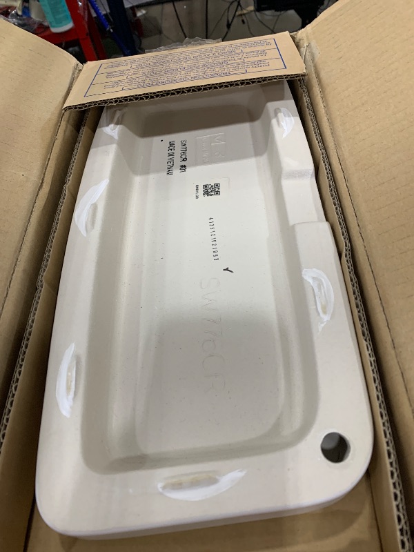 Photo 1 of (NEW tank only) TOTO Drake 1.28 GPF Toilet Tank with WASHLET+ Auto Flush Compatibility, Cotton White - ST776EA#01