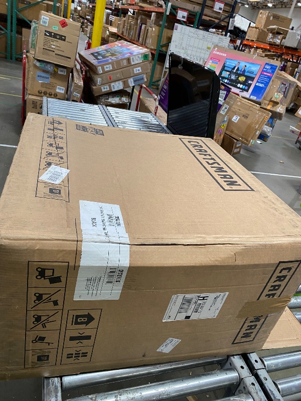 Photo 1 of **UNKNOWN IF MISSING ANY PIECES**CRAFTSMAN Tool Chest Combo with Drawer Liner Roll, 26-Inch, Rolling, 5 Drawer, Black (CMST82763BK)