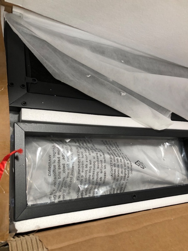 Photo 1 of *************INCOMPETE ITEM, THIS IS ONLY BOX #1 OUT OF 2 TOTAL**********************
DWVO Queen Size Bed Frame with RGB LED Lights & Storage Bookcase Headboard, Upholstered Bed with Charging Station and 4 Drawers, No Box Spring Needed, Easy Assembly, Noi