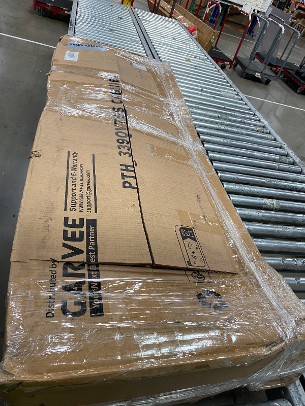 View 2 of ** Only 2 boxes of 4 are included partial set ** Garvee 10x20 ft Enclosed Metal Carport, Car Port with Vertical Steel Roof for All-Weather Use, Metal Shed with Man Door for Sedans & SUV, Gray