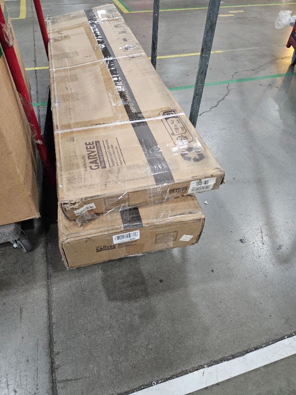 View 5 of ** Only 2 boxes of 4 are included partial set ** Garvee 10x20 ft Enclosed Metal Carport, Car Port with Vertical Steel Roof for All-Weather Use, Metal Shed with Man Door for Sedans & SUV, Gray
