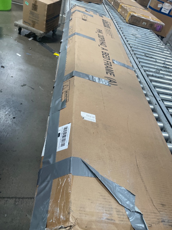 Photo 1 of ***MISSING PARTS, PARTS ONLY **** Garvee Metal Daybed Frame Full Size, Heavy Duty Day Bed with Classic Headboard and Steel Slat Support, Sofa Bed Platform for Living Room Guest Room, No Box Spring Needed,Brown