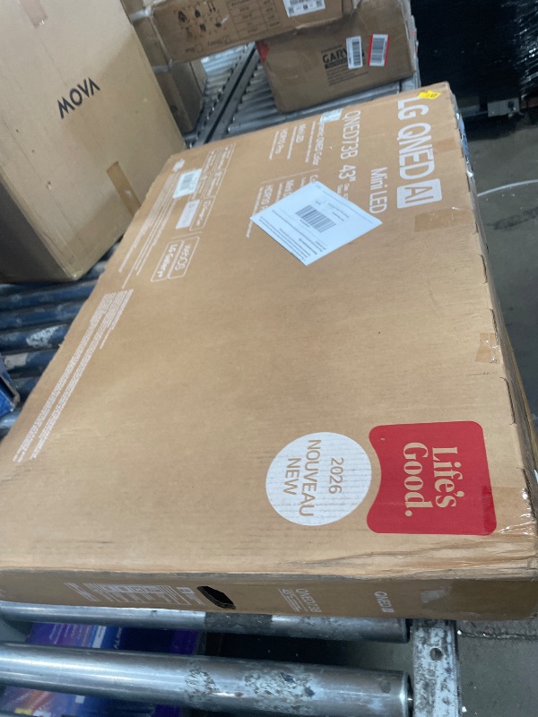 Photo 1 of ***DAMAGED** LG Amazon Exclusive 43-Inch Class QNED AI 4K QNED73 Series Mini LED Smart TV w/AI Sound Pro, HDR10, AI 4K Super Upscaling, Filmmaker Mode, Wow Orchestra, Compatible with Alexa (43QNED73BUA, 2026)