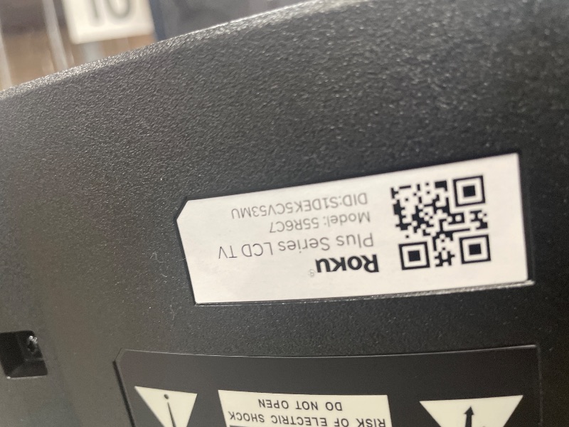 Photo 1 of ***DAMAGED** Roku 55R6C7 55 inch Class Plus Series 4K QLED Mini-LED Smart TV