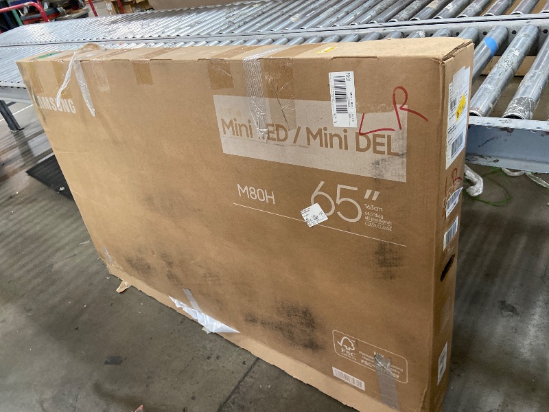 Photo 1 of ***DAMAGED***Samsung 65-Inch Class Mini LED M80H Series Samsung Vision AI Smart TV (2026 Model, 65M80H) with AI Mode, Motion Xcelerator 144Hz, Pure Spectrum Color, Auto HDR Remastering, Alexa Built-in, 4K