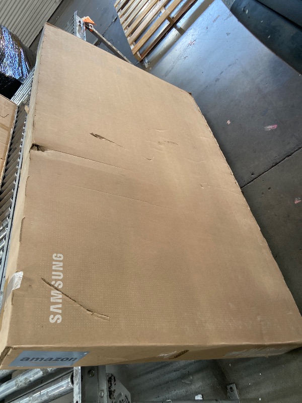 Photo 1 of **DAMAGED** Samsung 75-Inch Class QLED Q7F Series Samsung Vision AI Smart TV (2025 Model, 75Q7F) Quantum HDR, Object Tracking Sound Lite, Q4 AI Gen1 Processor, 4K upscaling, Gaming Hub, Alexa Built-in