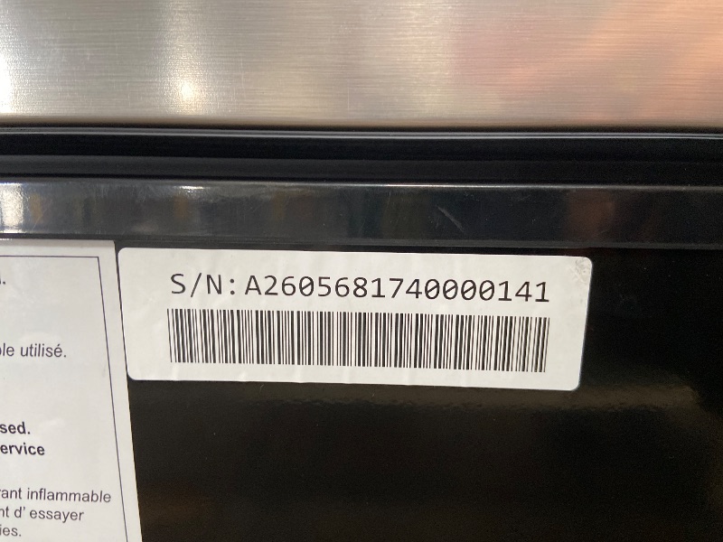 Photo 4 of ** PARTS ONLY TURNS ON, BUT IT’S NOT GETTING COLD
FRIGIDAIRE Chest Deep Freezer, 7 Cu. Ft, Black Adjustable Thermostat-Removable Vinyl Coated Wire Basket-Easy Defrost Drain, Eye-Catching Stainless Steel Top Door- Garage Ready