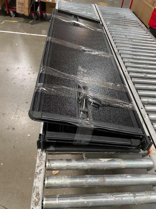 Photo 1 of **HAS SCRAPES AND SCRATCHES ALL OVER**LEDKINGDOMUS Hard Tri-fold FRP Tonneau Cover Fits for Toyota Tacoma 2024 2025 2026, 5ft Bed with Track Rail System(Excl. Trail)