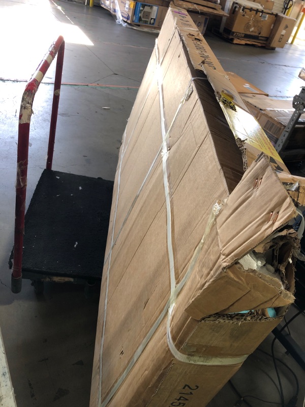 Photo 1 of (missing screws)Woodbridge 56-60" W x 80" H Frameless Single Sliding Shower Door with Tempered Glass & Explosion Proof Film in Polished Brass Finish