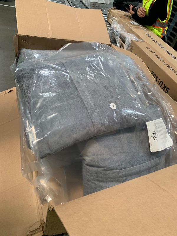 Photo 1 of **********INCOMPLETE ITEM, THIS IS ONLY THE CUSHIONS FOR THIS COUCH**********************
IDEALHOUSE Loveseat Sofa, 52" Love Seat for Small Spaces, Mid Century Sofa Accent Chair, Wood Frame, Tool-Free Assembly, Comfy Sofa Couch for Bedroom, Living Room, B