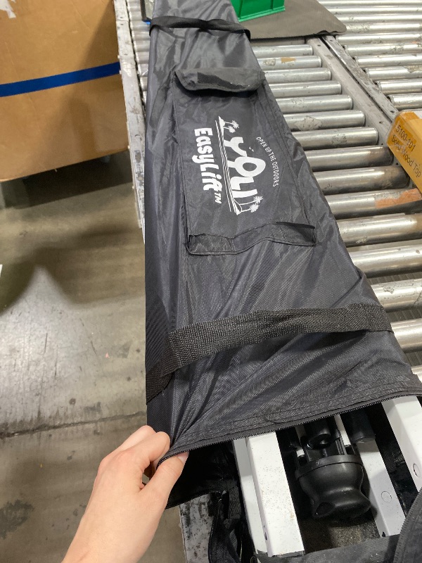 View 4 of **MISSING CANOPY AND SIDEWALL**Yoli Malibu EasyLift 100 10' x 10' Straight Leg Instant Canopy Value Pack