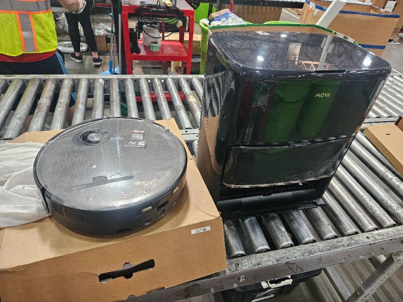 Photo 1 of ***MISSING PARTS***
Mova Z60 Ultra Roller Complete Robot Vacuum and Mop, 28,000Pa Suction, 3.14in Obstacle Crossing, AutoShield for Carpet Protection, Zero Tangling Duobrush, Extendable Roller & Side Brush