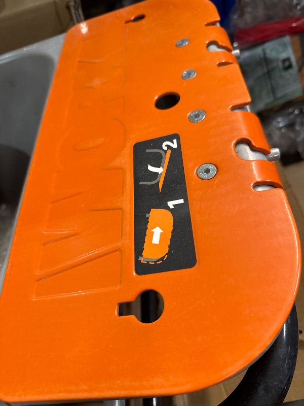 Photo 1 of ***MISSING PARTS***
*previously used*has minor damage* still functional* see photos* Worx WG050 8-in-1 Aerocart Garden Cart/Wheelbarrow Heavy Duty/Dolly