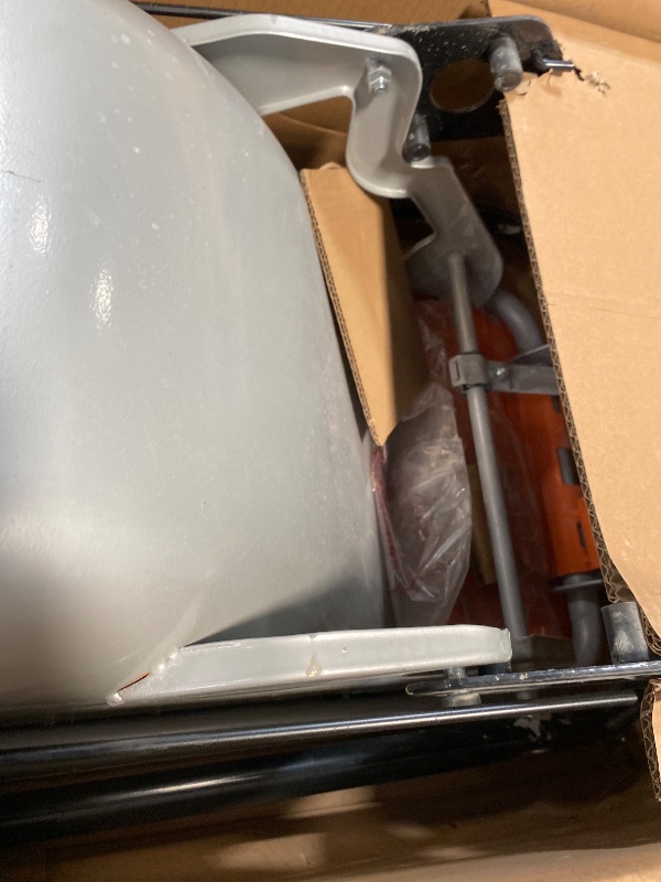 Photo 1 of ***MISSING PARTS***
*previously used*has minor damage* still functional* see photos* Worx WG050 8-in-1 Aerocart Garden Cart/Wheelbarrow Heavy Duty/Dolly