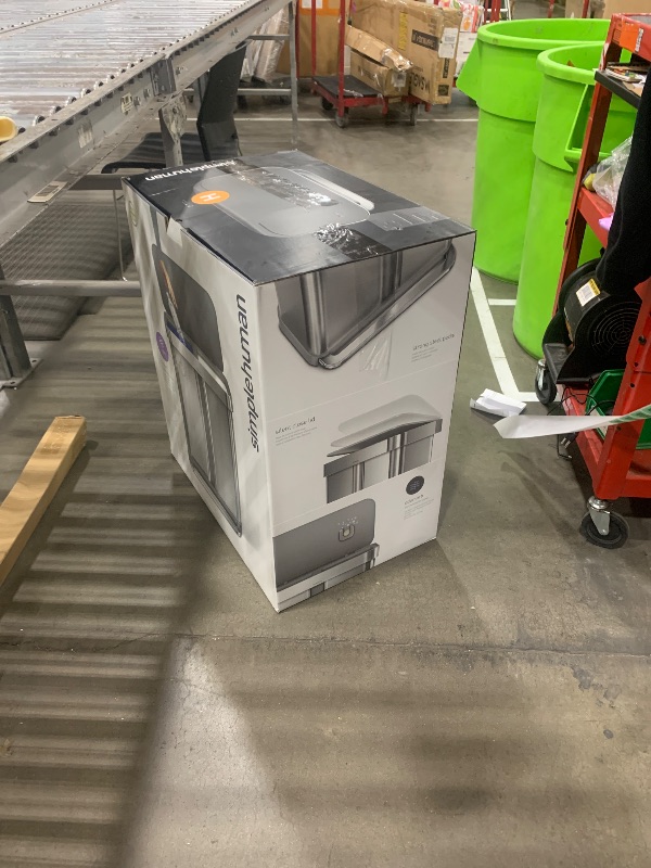 View 2 of **PARTS ONLY** simplehuman 58L Dual Compartment Step Recycler Trash Can