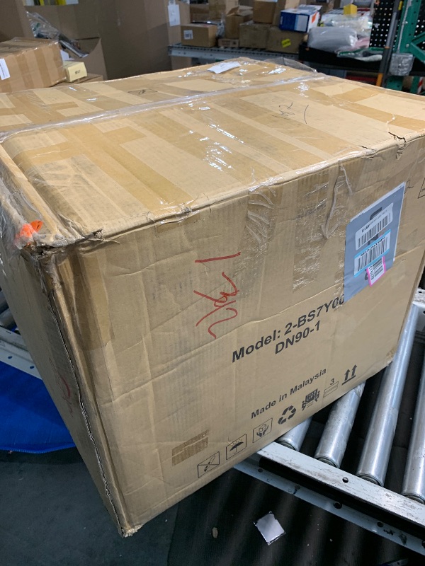 Photo 1 of ***SOLD FOR PARTS***Counter Height Barstools 26 inch Upholstered Swivel Bar Stools with Back and Wood Legs for Kitchen Island,Set of 4,Beige PU Leather