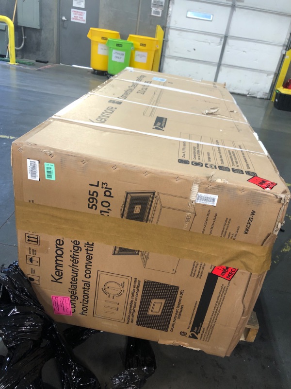 Photo 1 of ***FACTORY SEALED*** Kenmore Deep Freezer - Convertible Refrigerator/Chest Freezer, 2 Hanging Basket, Garage Ready, Meat Storage, Front Drain, Congelador For Home, Apartment, Basement, Cottage 21.0 Cubic Feet, White