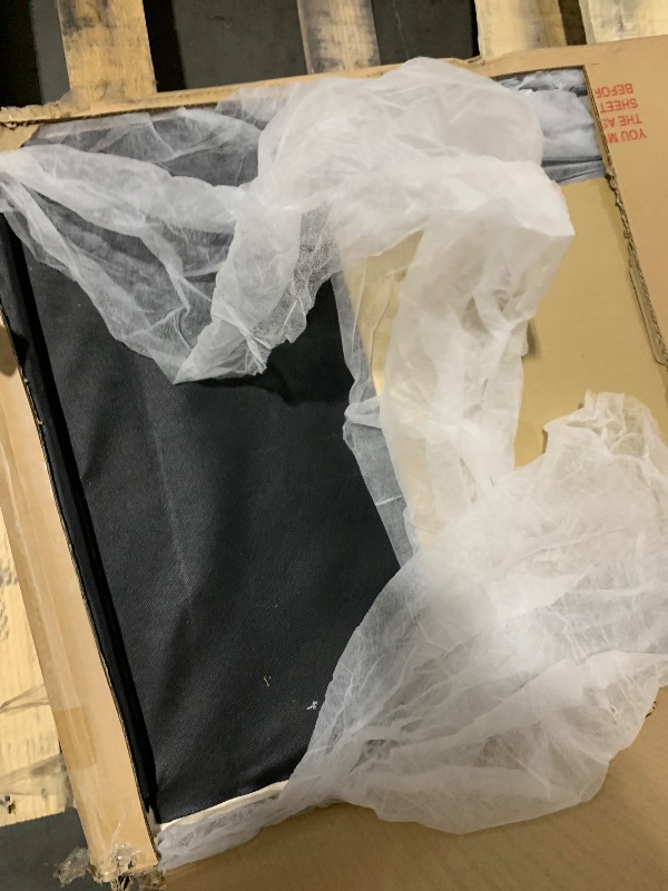 Photo 1 of *******STOCK PHOTO FOR REFERENCE*******Christopher Knight Home Lavia Fabric Upholstered King Size Bed Frame with Headboard, Modern King Bed Frame and Headboard, Wooden Slats Support, Easy Assembly, No Box Spring Needed, Beige+Natural