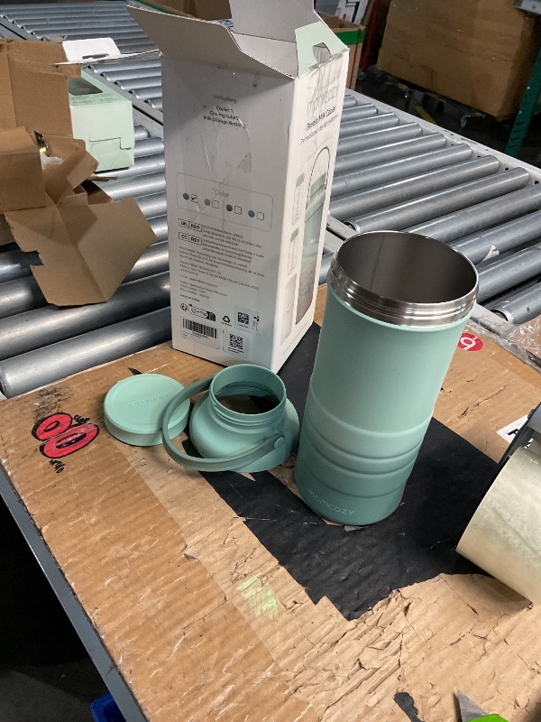 Photo 1 of *****MISSING ALL COMPONENTS EXCEPT THE COOLER WITH LID-SEE PHOTOS FOR DEATILS*****
 Momcozy 22oz Portable Breast Milk Cooler for Outdoor, Life Saver with 360° Total Cooling for 24 Hours, Larger Capacity Travel Breastmilk Chiller with 2pcs Baby Bottles for