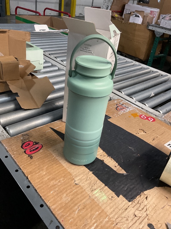 Photo 1 of *****MISSING ALL COMPONENTS EXCEPT THE COOLER WITH LID-SEE PHOTOS FOR DEATILS*****
 Momcozy 22oz Portable Breast Milk Cooler for Outdoor, Life Saver with 360° Total Cooling for 24 Hours, Larger Capacity Travel Breastmilk Chiller with 2pcs Baby Bottles for