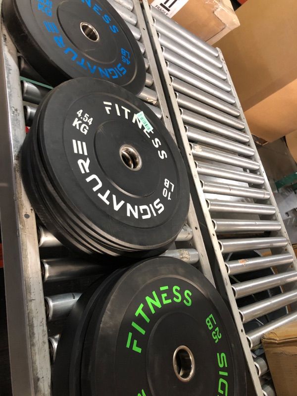 Photo 1 of ***MISSING BAR***TRUCK/TRAILER PICKUP ONLY***
Fitvids 2-Inch Olympic Bumper Weight Plates Set Including 180 LB Weight Plates & 7FT Olympic Barbell Bar, Black