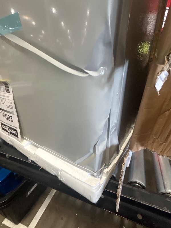 Photo 1 of (dented badly view image 5) Frigidaire EFR176 1.6 cu. ft. Retro Bar Fridge with Side Bottle Opener (Moonbeam)