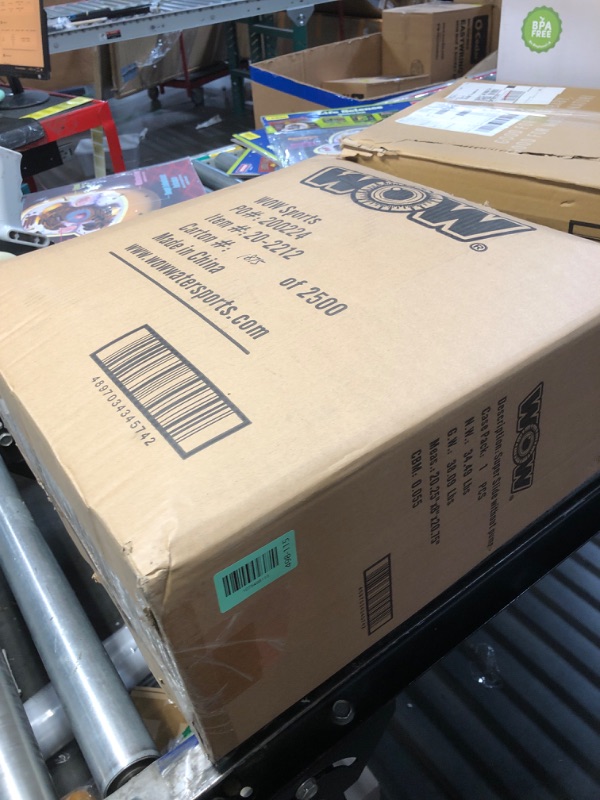 Photo 1 of ***FACTORY SEALED - OPENED FOR INSPECTION***Wow Sports Super Inflatable Lawn Water Slide - 25 ft - Zigzag Sprinklers - Includes 2 Sleds - Kids & Adults