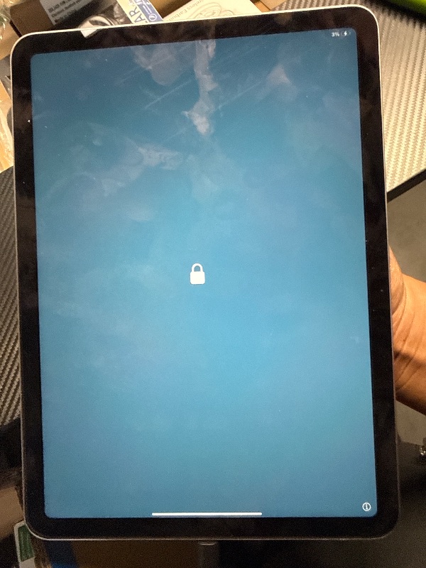 Photo 1 of ***ICLOUD LOCKED FOR PARTS***
Apple iPad Air 11-inch with M3 chip Built for Apple Intelligence, Liquid Retina Display, 128GB, 12MP Front/Back Camera, Wi-Fi 6E, Touch ID, All-Day Battery Life — Space Gray