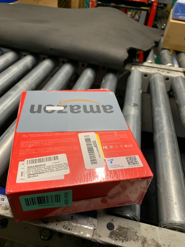 Photo 1 of ***FACTORY SEALED - OPENED FOR INSPECTION***2026 New Desk Fan, Quiet Air Circulator Mini Fan for Bedroom, Portable Smart Display USB Fan, 4 Speeds Strong Airflow, 120°Tilt, Small Desktop Table Fans For Office Bedside Room, Translucent Black