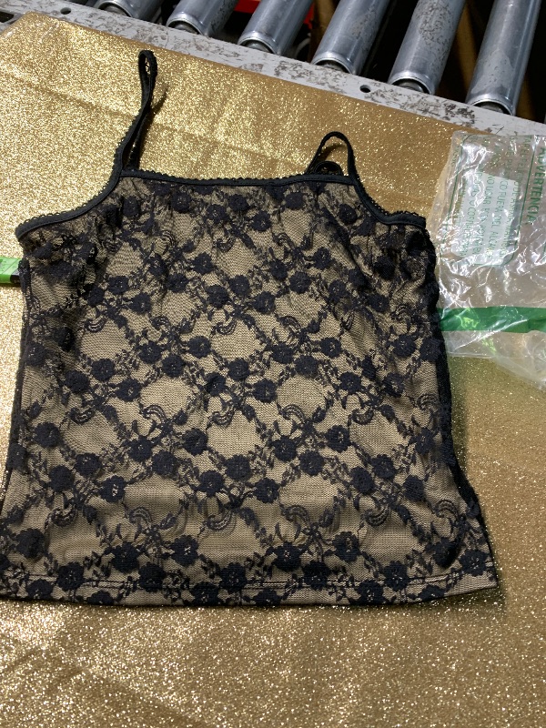 Photo 1 of ***STOCK PHOTO FOR REFERENCE ONLY***SEE PICTURES**(SOFIA'S CHOICE Women Lace Up Corset Top Sexy Tie Back Overbust Bustiers Crop Tank Tops Black X-Small