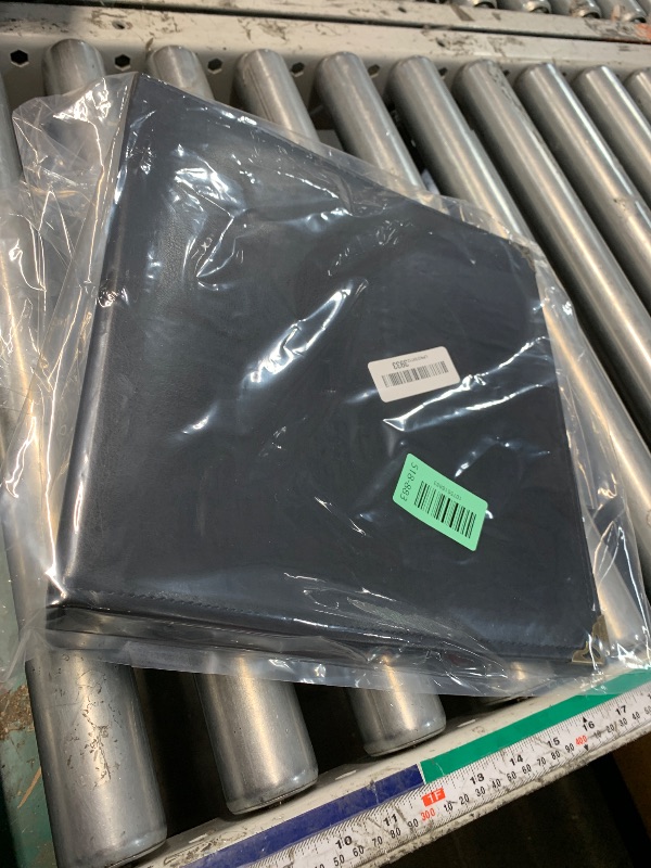 Photo 1 of ***DAMAGED - SEE NOTES/PICTURES*** Beautyus Vintage Leather 3 Ring Binder, 2 Inch D Ring, Holds 8.5" x 11" Paper Letter Size, Brass Corner Protectors, Faux Leather Cover, Professional Office & School Binder (1 Pack, Black, 2 Inch)