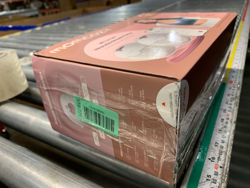 Photo 1 of ***FACTORY SEALED - OPENED FOR INSPECTION***Momcozy M5 Smart APP Controlled Wearable Breast Pump, Hands-Free Wireless Electric Pump, 3 Modes 9 Suction Levels, BPA-Free, Portable Lightweight, 24mm Flange, 2-Pack Cozy Red