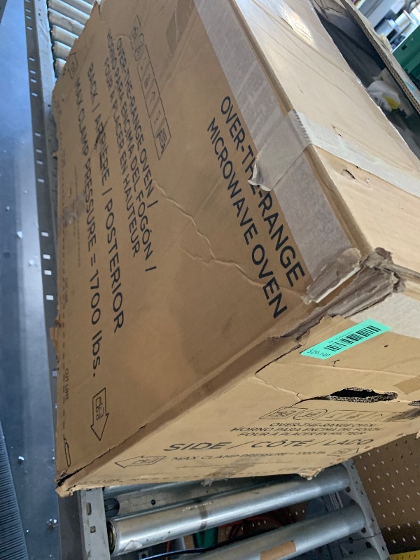 Photo 1 of ***SOLD FOR PARTS***GE JVM3160DFWW 1.6 Cu. Ft. Over-the-Range Microwave Oven
