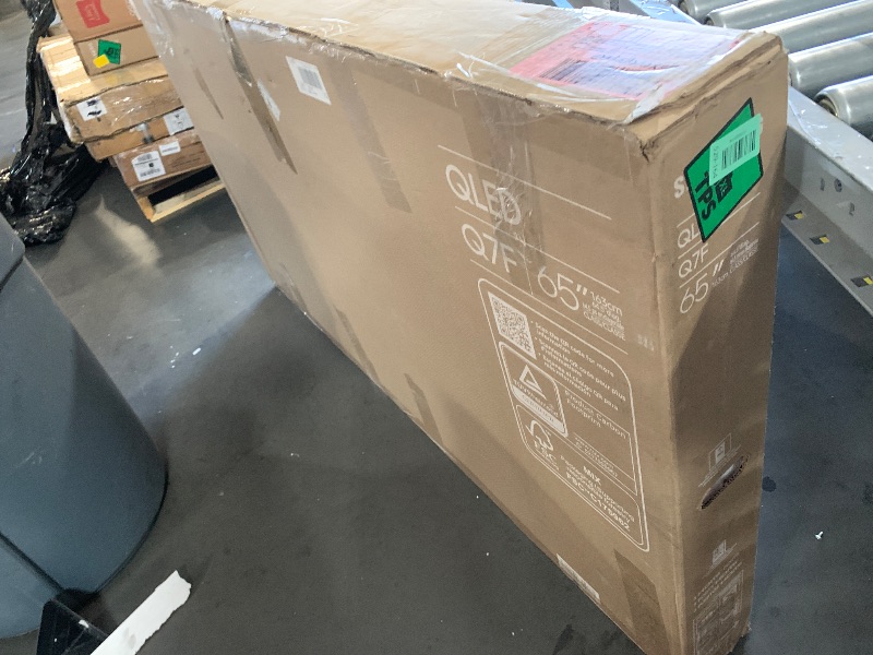 Photo 1 of ***SEE NOTES***Samsung 65-Inch Class QLED Q7F Series Samsung Vision AI Smart TV (2025 Model, 65Q7F) Quantum HDR, Object Tracking Sound Lite, Q4 AI Gen1 Processor, 4K upscaling, Gaming Hub, Alexa Built-in
