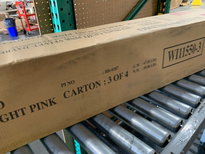 Photo 1 of ****PARTIAL SET BOX 3/4***
Baxton Studio Timila, Queen Daybed/Twin Trundle, Light Pink