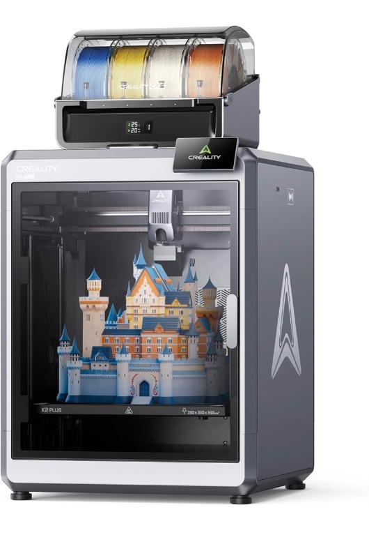 Photo 1 of ***MISSING PARTS***UNABLE TO TEST***

 Creality K2 Plus Combo 3D Printer, Multi Color Printing with New CFS 600mm/s High-Speed Full Auto-Leveling Dual Al Camera Next-Gen Direct Drive Extruder Large Build Volume 13.78x13.78x13.78inch