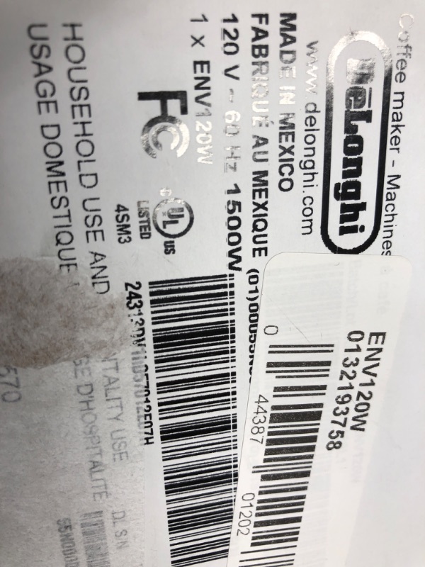 Photo 1 of ***FACTORY SEALED-OPENED FOR INSPECTION ONLY***Nespresso Vertuo Next Coffee and Espresso Maker by De'Longhi, White